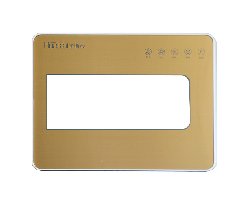 Water purifier glass panel