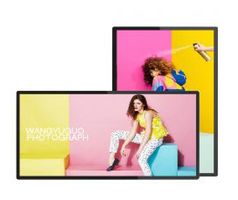 Tempered glass advertising machine