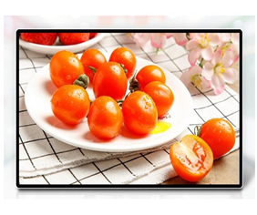 Wall mounted tempered glass advertising machine
