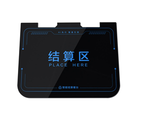 Counter settlement glass panel