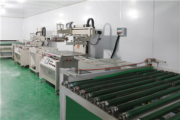 Automatic screen printing line